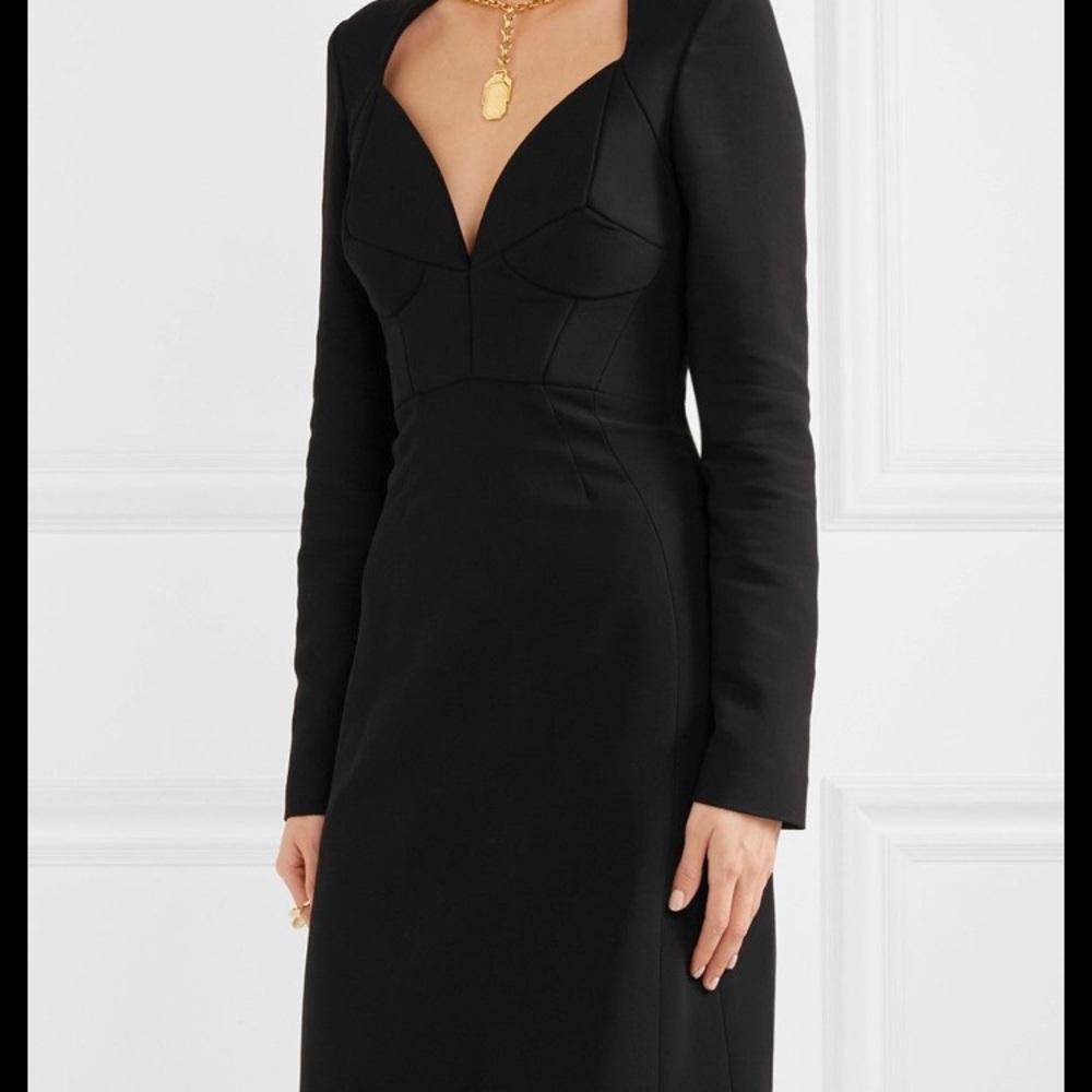 Black dress| Antonio Berardi dress